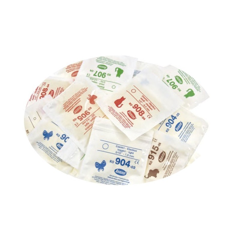 ELASTIQUES INTRA-ORALES FORTS 182 g 10 x 100 Unites