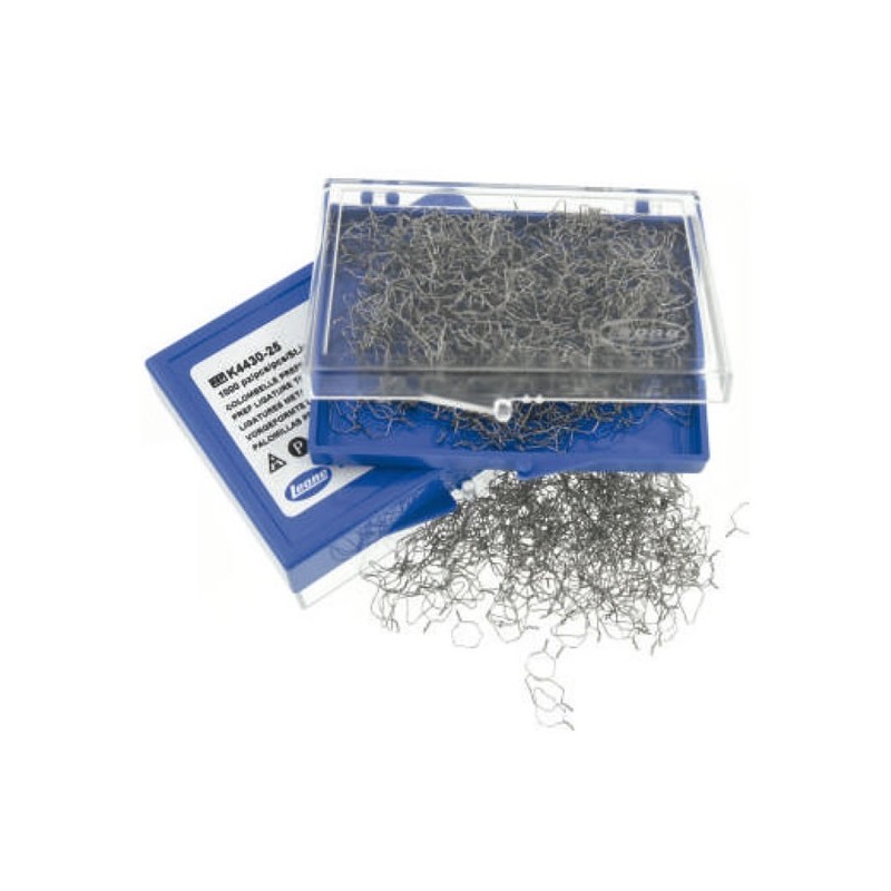LIGATURE METALLIQUE PREFORMADA .010 COURTES 1000 Unites