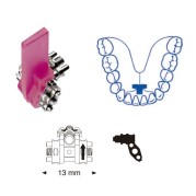 VIS EXPANSIÓN TRIDIRECCIONAL ANATOMIQUES POUR INFERIEURE 13 mm 1 Unite
