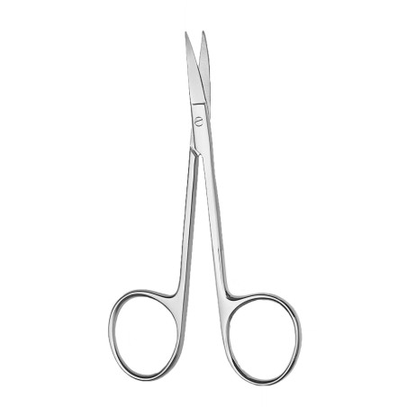 CISEAUX SUPER CUT COURBE CRANTE 12 cm SILVER