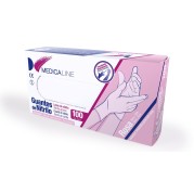 GANTS NITRILE ROSE SANS POUDRE 100 Unites
