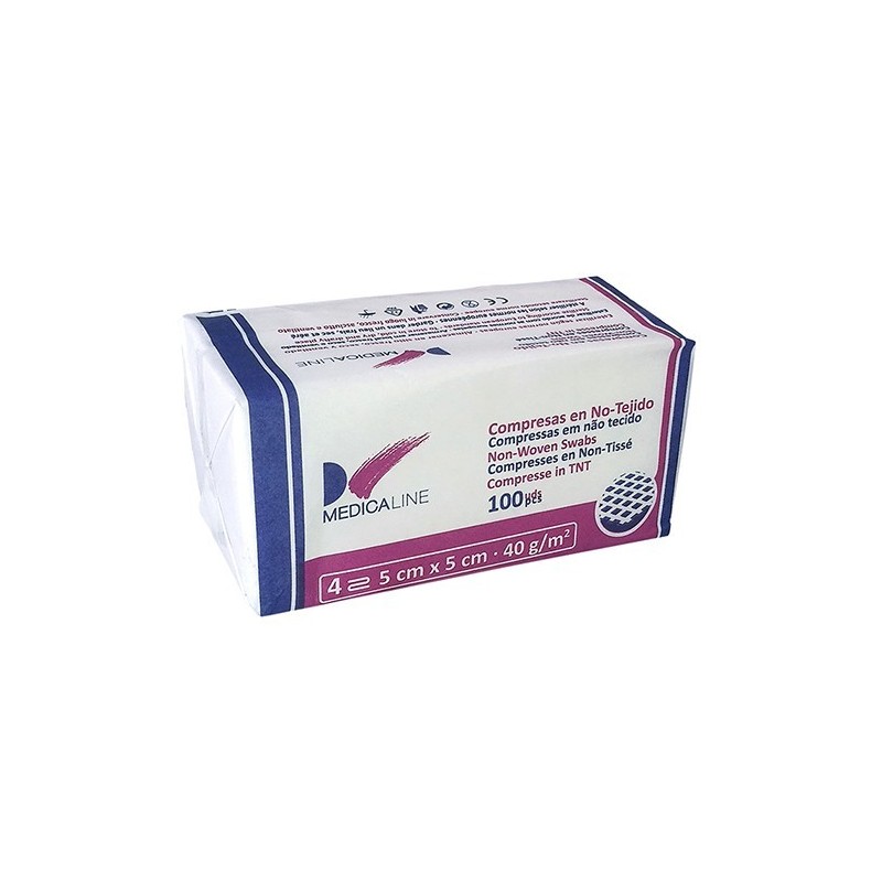 COMPRESSES DE GAZE NON STERILE NONTISSE 5x5 cm 100 Unites