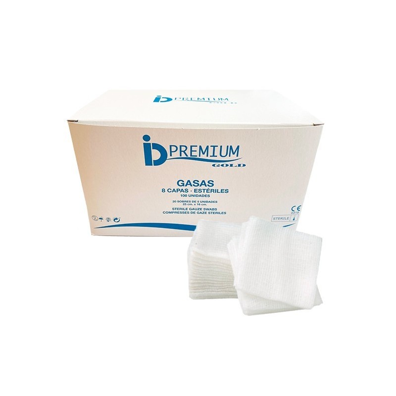 COMPRESSES DE GAZE STERILE 25x16cm 100 Unites
