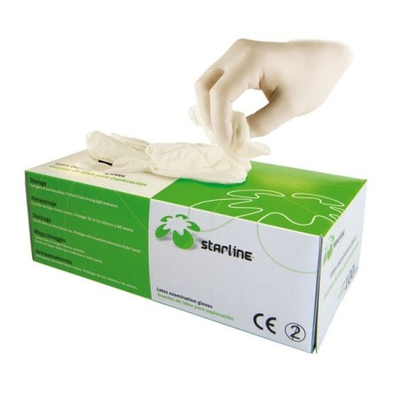 GANTS LATEX POUDRES 100 uds