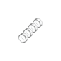 PACK HEMBRAS DELTA LOC RT TRANSPARENT 4 unites