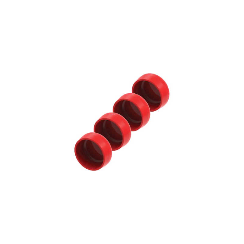 PACK HEMBRAS DELTA LOC RRD ROUGE 4 unites