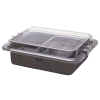 TUB JEU BATEA PLASTIQUE AVEC COUVERCLE ET ACCESOIRES