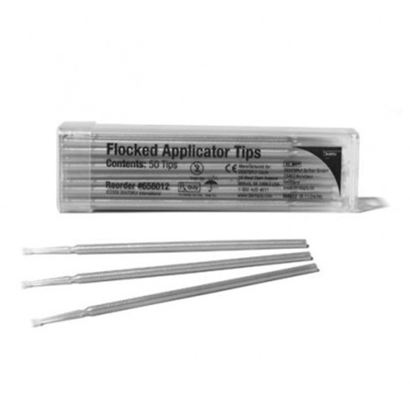 FLOCKED EMBOUTS APLICADORAS GRIS 50 unites