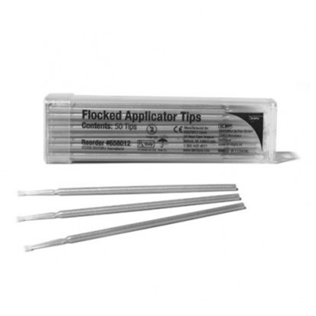 FLOCKED EMBOUTS APLICADORAS GRIS 50 unites