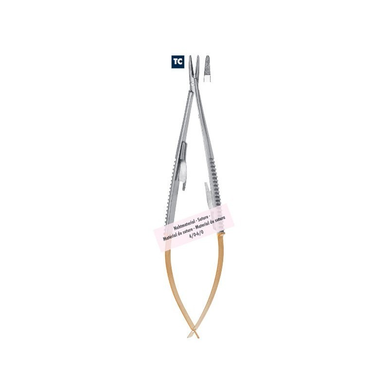 PORTE-AIGUILLES CASTROVIEJO 14 cm 1152TC/14 CARL MARTIN