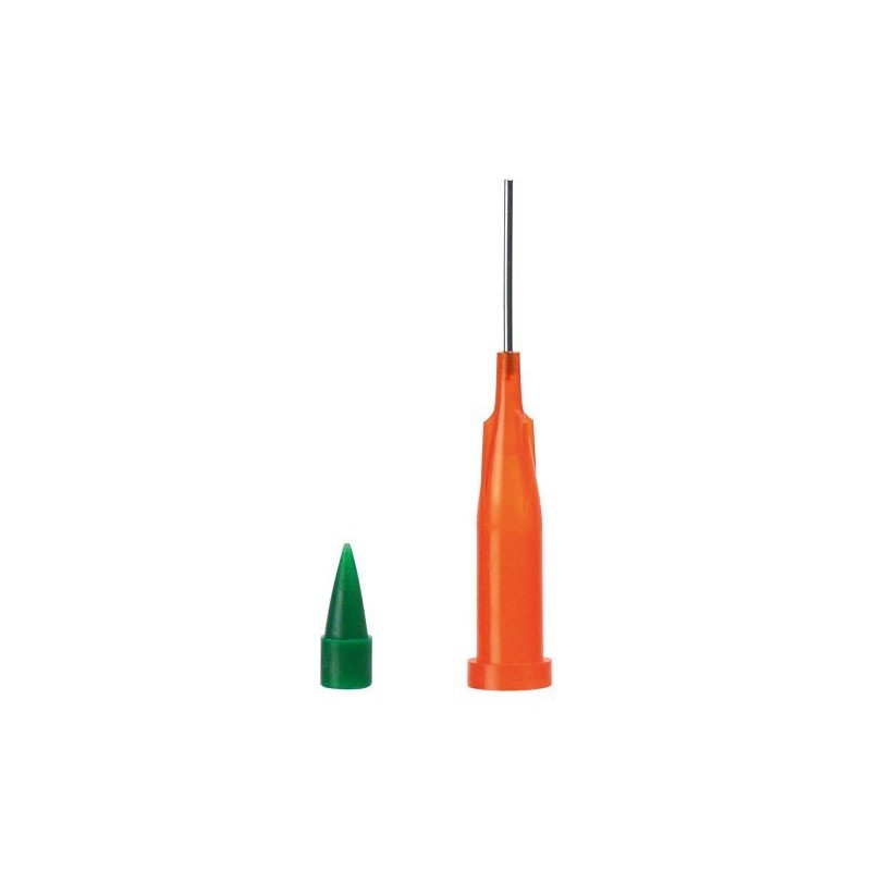 POINTE ET EMBOLO ORANGE AVEC AIGUILLE 100 Unites