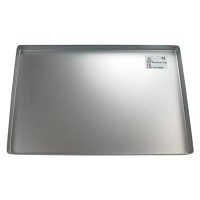 PLATEAU ALUMINIUM 28x18 GRIS