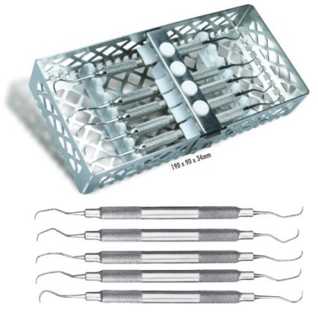 SET CURETTES + PLATEAUX 3020 CARL MARTIN