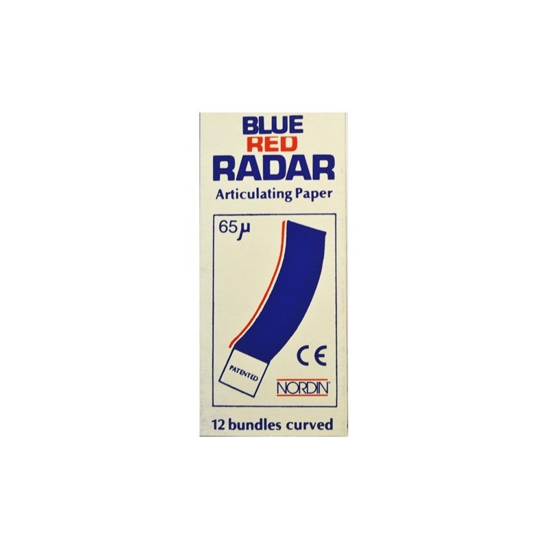 PAPIER RADAR COURBE BLUE/RED 65 μ