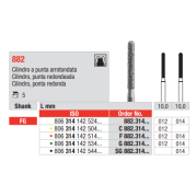 FRAISE DIAMANT 882-314-014 5 unites
