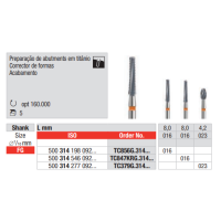 FRAISE TUNGSTENE TC847KRG-314-016 5 unites