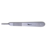 MANCHE DE BISTOURI PLAT Nº3 130 mm.