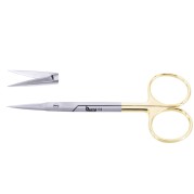 CISEAUX IRIS DROIT TUNGSTENE 11,5 cm.