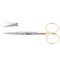 CISEAUX IRIS DROIT TUNGSTENE 11,5 cm.