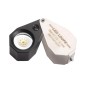 LOUPE NOIR TRIPLET 10X AVEC 6 LED LUMIERE DIA