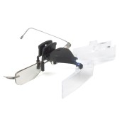 LUPAS BINOCULARES AVEC PINCE 3 LENTES 1,5x- 2,5x - 3,5x LUMIERE LED