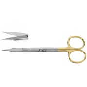CISEAUX GOLDMAN FOX DROIT TUNGSTENE DE 13 cm.