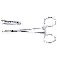 PINCE HEMOSTATIQUE COURBE DE 12 cm.