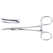 PINCE HEMOSTATIQUE COURBE DE 12 cm.