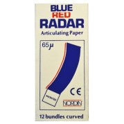 PAPIER RADAR COURBE BLUE/RED 65 μ