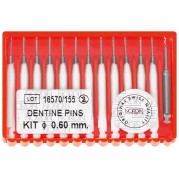 TITANIUM DENTINE RETENTION PINS 0.6mm KIT