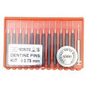 TITANIUM DENTINE RETENTION PINS 0.75mm KIT