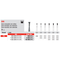 FRAISE CONE INVERSE FG 806-314-012 5 unites