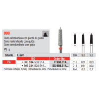 FRAISE DIAMANT SG998-314-023 FG 5 unites