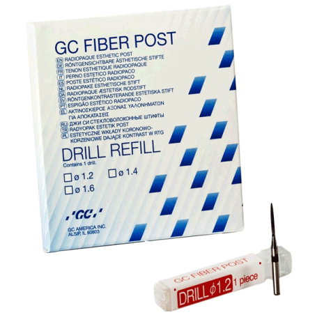 FRAISE FIBER POST DRILL 1.2mm 1 ud