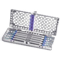 KIT 5 CURETTES IMPLANTS + CASSETTE