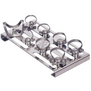 SUPPORT POUR 8 CLAMPS SATIN STEEL