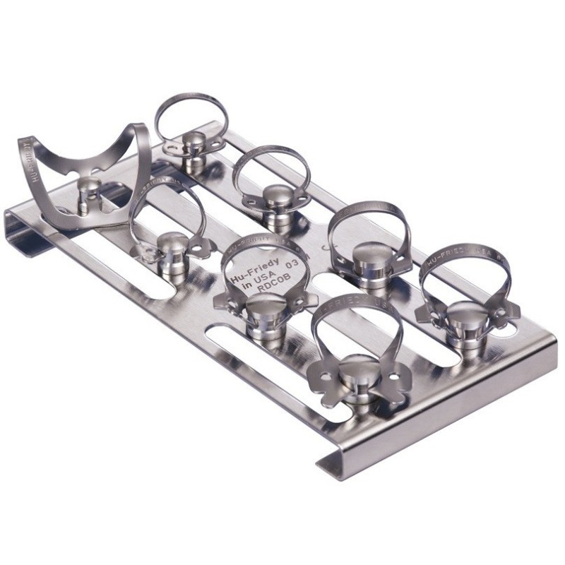 SUPPORT POUR 8 CLAMPS SATIN STEEL
