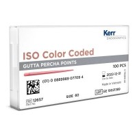 GUTTAPERCHA ISO COULEUR CODED 100 Unites