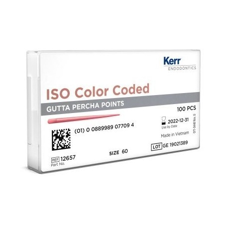 GUTTAPERCHA ISO COULEUR CODED 100 Unites