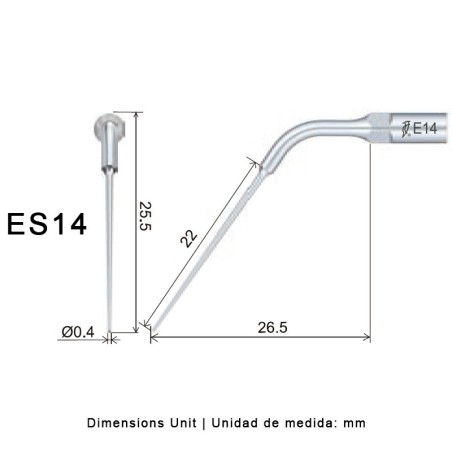 INSERT ENDO ES14 POUR SIROSONIC