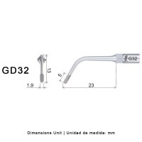 INSERT TALLADO EPAULE GD32 POUR SATELEC