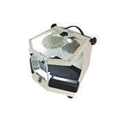 CABINE DE REFINITION AVEC LUMIERE ET LOUPE 10X AVEC CONNEXION A ASP. ET COMPR