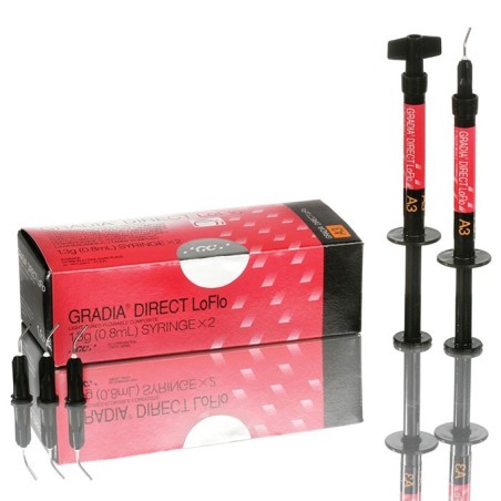 GRADIA DIRECT LOFLO COMPOSITE FLUIDE RADIOPACO Seringue 2 x 1.3 gr.
