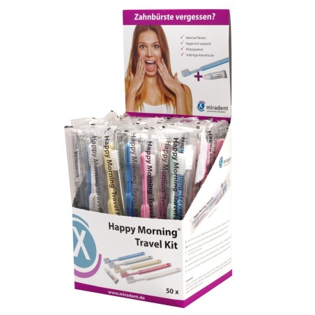 BROSSE + PATE A 3 g HAPPY MORNING TRAVEL KIT 5 x 10 Unites