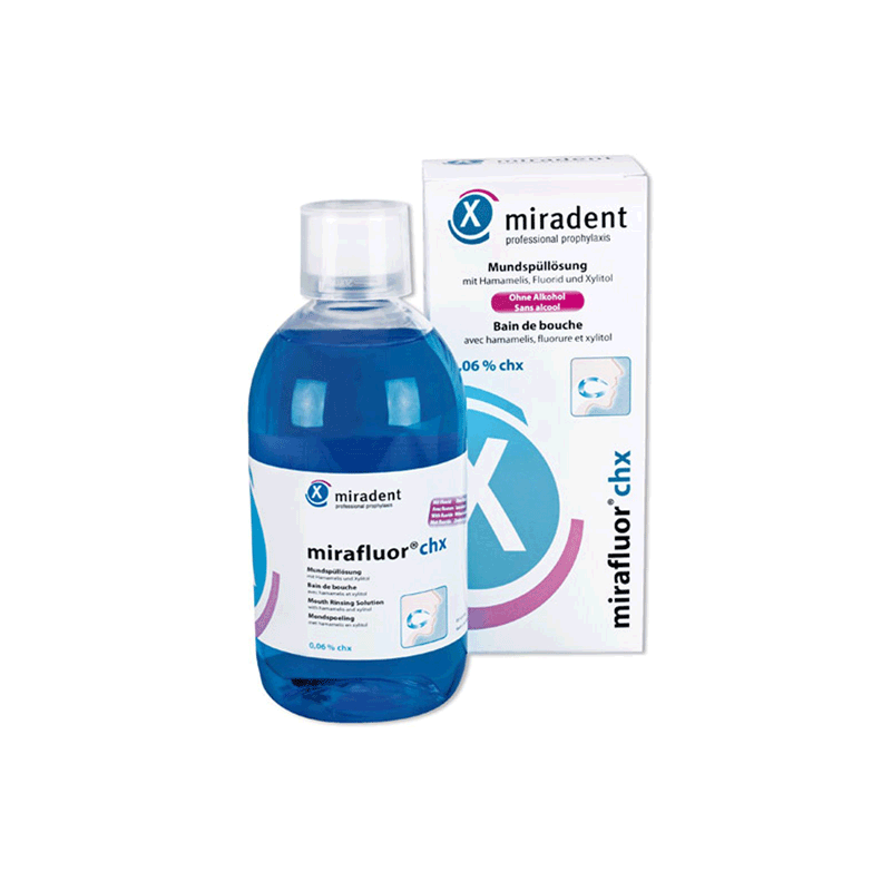 COLLUTOIRE ORAL MIRAFLUOR CHX 0,06% 500 ml