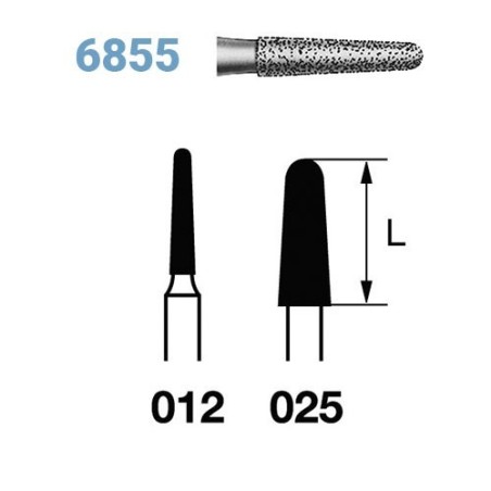 FRAISE DIAMANT 6855-314 FG 5 unites