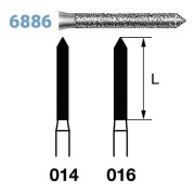 FRAISE DIAMANT 6886-314 FG 5 unites