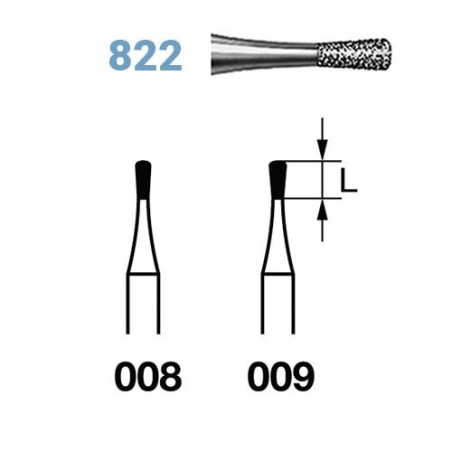FRAISE DIAMANT 822-314 FG 5 unites