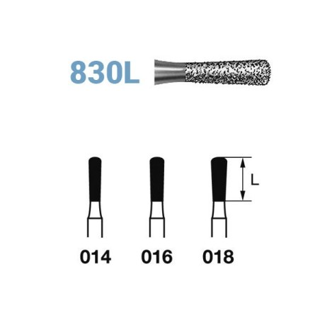 FRAISE DIAMANT 830L-314 FG 5 unites