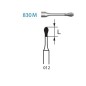 FRAISE DIAMANT 830M-314-012 FG 5 unites